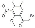 2-BROMO-1-(2-METHOXY-4,5-DIMETHYL-3-NITRO-PHENYL)-ETHANONE 结构式