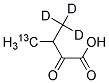 2-KETO-3-METHYL-D3-BUTYRIC ACID-4-13C 结构式