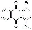 1-BROMO-4-METHYLAMINO- ANTHRAQUINONE, TECH 结构式