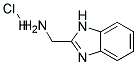 2-AMINOMETHYLBENZIMIDAZOLE HCL 结构式