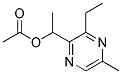 2-(1-ACETOXYETHYL)-3-ETHYL-5-METHYLPYRAZINE 结构式