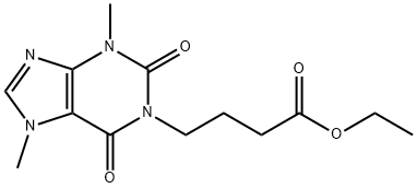 4-(3,7-二甲基-2,6-二氧代-2,3,6,7-四氢-1H-嘌呤-1-基)己酸 结构式