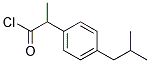 2-[4-(ISOBUTYL)PHENYL]PROPIONYL CHLORIDE, 95+% 结构式