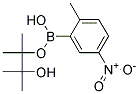 2-METHYL-5-NITROBENZENEBORONIC ACID, PINACOL ESTER 结构式
