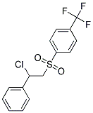 1-[(2-CHLORO-2-PHENYLETHYL)SULPHONYL]-4-(TRIFLUOROMETHYL)BENZENE 结构式