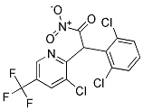 2-[3-CHLORO-5-(TRIFLUOROMETHYL)PYRID-2-YL]-2-(2,6-DICHLOROPHENYL)ACETONITRIL 结构式