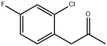 1-(2-CHLORO-4-FLUOROPHENYL)PROPAN-2-ONE 结构式