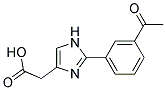 [2-(3-ACETYL-PHENYL)-1H-IMIDAZOL-4-YL]-ACETIC ACID 结构式