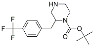 2-(4-TRIFLUOROMETHYL-BENZYL)-PIPERAZINE-1-CARBOXYLIC ACID TERT-BUTYL ESTER 结构式