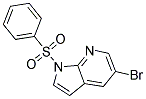 1-BENZENESULFONYL-5-BROMO-1H-PYRROLO[2,3-B]PYRIDINE 结构式