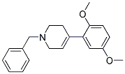 1-BENZYL-4-(2,5-DIMETHOXY-PHENYL)-1,2,3,6-TETRAHYDRO-PYRIDINE 结构式