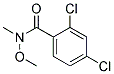 2,4-DICHLORO-N-METHOXY-N-METHYLBENZENECARBOXAMIDE 结构式