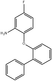 2-([1,1'-BIPHENYL]-2-YLOXY)-5-FLUOROANILINE 结构式