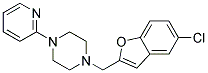 1-[(5-CHLORO-1-BENZOFURAN-2-YL)METHYL]-4-PYRIDIN-2-YLPIPERAZINE 结构式