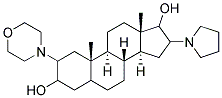 2-(4-MORPHOLINYL)-16-(1-PYRROLIDINYL)-ANDROSTANE-3,17-DIOL 结构式