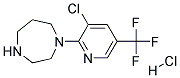 1-(3-氯-5-(三氟甲基)吡啶-2-基)-1,4-二氮杂盐酸盐 结构式