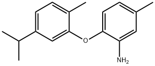 2-(5-ISOPROPYL-2-METHYLPHENOXY)-5-METHYLANILINE 结构式