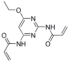 2,4-BIS(ACRYLAMIDO)-6-ETHOXYPYRIMIDINE 结构式