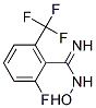 2-FLUORO-N-HYDROXY-6-TRIFLUOROMETHYL-BENZAMIDINE 结构式