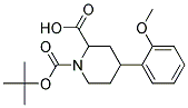 1-(TERT-BUTOXYCARBONYL)-4-(2-METHOXYPHENYL)PIPERIDINE-2-CARBOXYLIC ACID 结构式