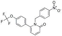 1-(4-NITROBENZYL)-6-[4-(TRIFLUOROMETHOXY)PHENYL]PYRIDIN-2(1H)-ONE 结构式