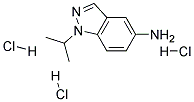 1-ISOPROPYL-1H-INDAZOL-5-YLAMINE TRIHYDROCHLORIDE 结构式