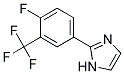 2-(4-FLUORO-3-TRIFLUOROMETHYL-PHENYL)-1H-IMIDAZOLE 结构式