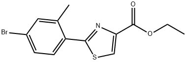 2-(4-BROMO-2-METHYL-PHENYL)-THIAZOLE-4-CARBOXYLIC ACID ETHYL ESTER