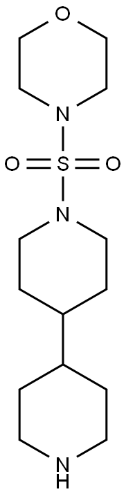 1-(MORPHOLIN-4-YLSULFONYL)-4,4'-BIPIPERIDINE 结构式