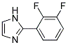2-(2,3-DIFLUORO-PHENYL)-1H-IMIDAZOLE 结构式