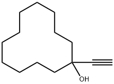 1-ETHYNYL-CYCLODODECANOL 结构式
