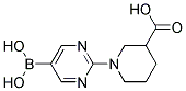 1-[5-(DIHYDROXYBORYL)PYRIMIDIN-2-YL]PIPERIDINE-3-CARBOXYLIC ACID 结构式