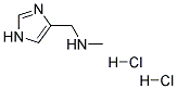 (1H-IMIDAZOL-4-YLMETHYL)-METHYL-AMINE 2HCL 结构式