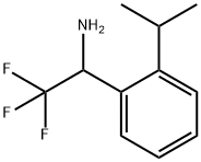 2,2,2-三氟-1-(2-异丙基苯基)乙烷-1-胺 结构式