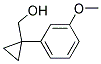 [1-(3-METHOXY-PHENYL)-CYCLOPROPYL]-METHANOL 结构式