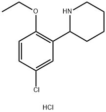 2-(5-CHLORO-2-ETHOXYPHENYL)PIPERIDINE HYDROCHLORIDE 结构式