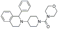 2-[1-(MORPHOLIN-4-YLCARBONYL)PIPERIDIN-4-YL]-1-PHENYL-1,2,3,4-TETRAHYDROISOQUINOLINE 结构式