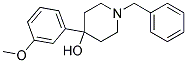 1-BENZYL-4-(3-METHOXY-PHENYL)-PIPERIDIN-4-OL 结构式