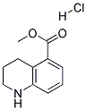 1,2,3,4-TETRAHYDRO-QUINOLINE-5-CARBOXYLIC ACID METHYL ESTER HYDROCHLORIDE 结构式