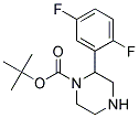 2-(2,5-DIFLUORO-PHENYL)-PIPERAZINE-1-CARBOXYLIC ACID TERT-BUTYL ESTER 结构式