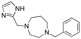 1-BENZYL-4-(1H-IMIDAZOL-2-YLMETHYL)-1,4-DIAZEPANE 结构式