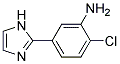 2-CHLORO-5-(1H-IMIDAZOL-2-YL)-PHENYLAMINE 结构式