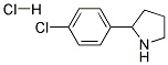 2-(4-CHLOROPHENYL)PYRROLIDINE HYDROCHLORIDE 结构式