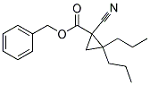 1-CYANO-2,2-DIPROPYL-CYCLOPROPANECARBOXYLIC ACID BENZYL ESTER 结构式