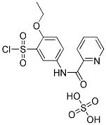 2-ETHOXY-5-[(PYRIDINE-2-CARBONYL)-AMINO]-BENZENE SULFONYL CHLORIDE HYDROGEN SULFATE 结构式