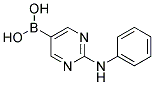 (2-ANILINOPYRIMIDIN-5-YL)BORONIC ACID 结构式