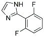 2-(2,6-DIFLUORO-PHENYL)-1H-IMIDAZOLE 结构式