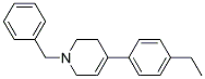 1-Benzyl-4-(4-ethyl-phenyl)-1,2,3,6-tetrahydro-pyridine 结构式