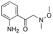 1-(2-AMINO-PHENYL)-2-(METHOXY-METHYL-AMINO)-ETHANONE 结构式