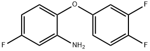 2-(3,4-DIFLUOROPHENOXY)-5-FLUOROANILINE 结构式